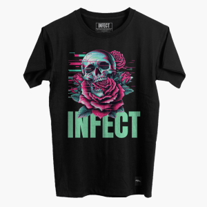 Camiseta Rose Skull